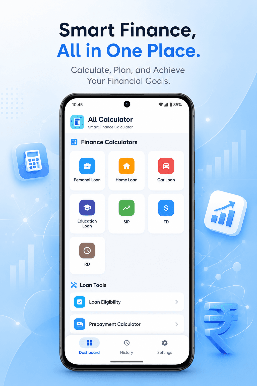Smart Finance Features Dashboard